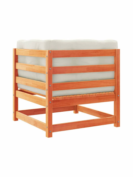 Garten- und Outdoor-Möbelsets 5 Stück Braune mit Kissen