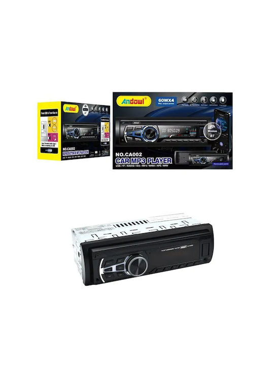 Andowl Ηχοσύστημα Αυτοκινήτου 1DIN (Bluetooth/USB)