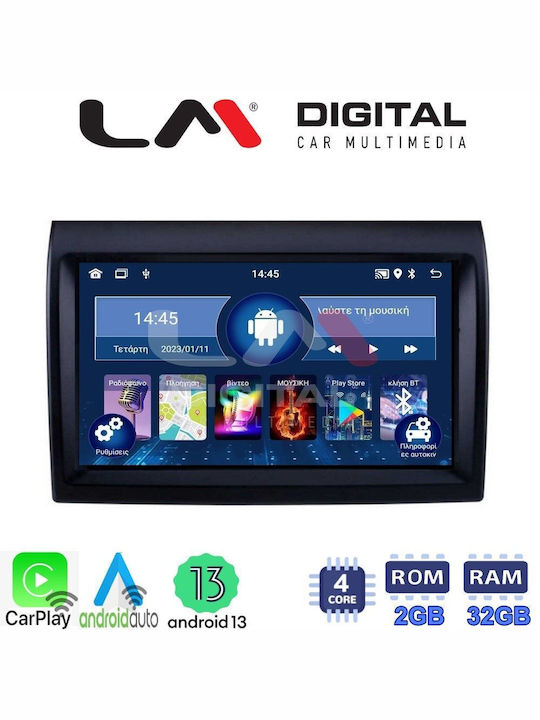 LM Digital Ηχοσύστημα Αυτοκινήτου για Peugeot Boxer Fiat Ducato Citroen Jumper / Jumpy 2006-2016 (Bluetooth/USB/WiFi/GPS/Apple-Carplay/Android-Auto) με Οθόνη Αφής 9"