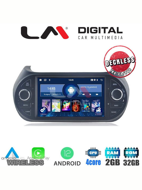 LM Digital Автомобилна Аудио Система (Блутут/USB/WiFi/GPS/Apple-Carplay/Android-Auto) с Тъчскрийн 9"