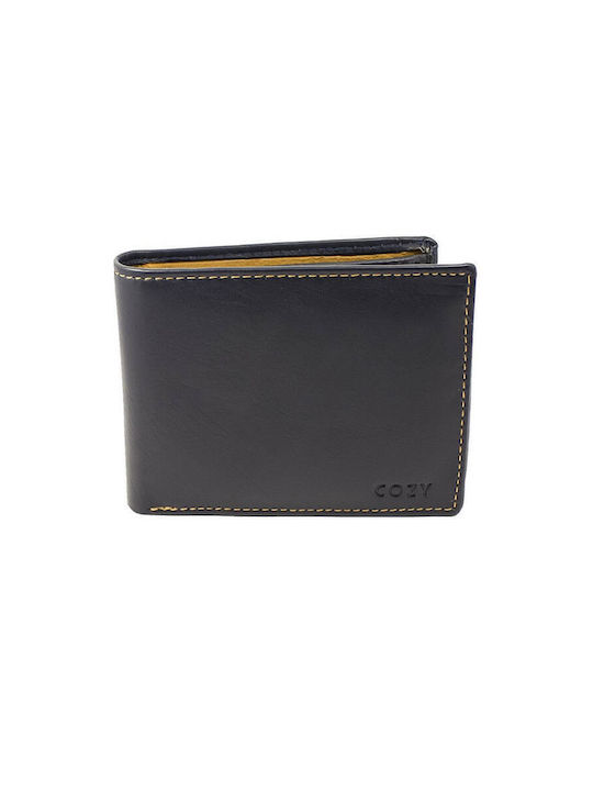 Cozy Men's Leather Wallet Blue