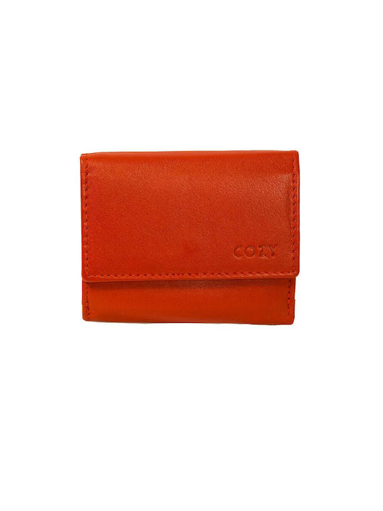 Cozy Men's Leather Wallet Red