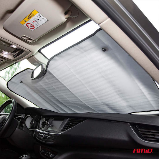 AMiO Interner Auto-Windschutzscheibenschutz mit Saugnapf 130x60cm