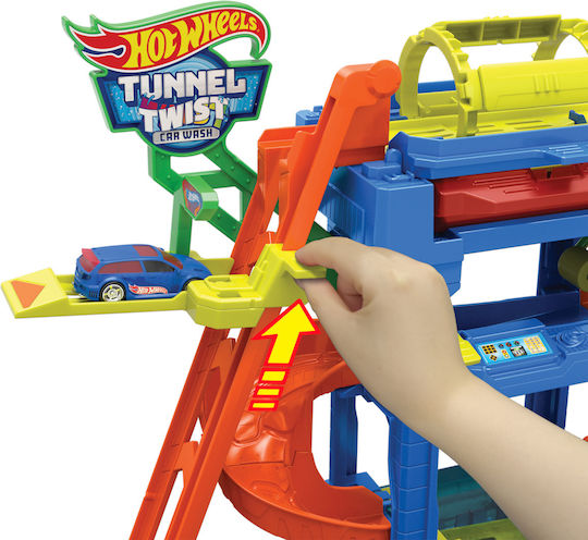 Hot Wheels Color Shifters Tunnel Twist Car Wash Πίστα 1:64 για 3+ Ετών