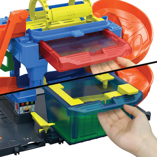 Hot Wheels Color Shifters Tunnel Twist Car Wash Πίστα 1:64 για 3+ Ετών