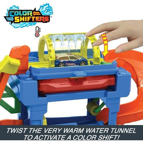 Hot Wheels Color Shifters Tunnel Twist Car Wash Πίστα 1:64 για 3+ Ετών