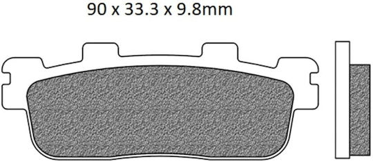 Newfren F498 Back Pads
