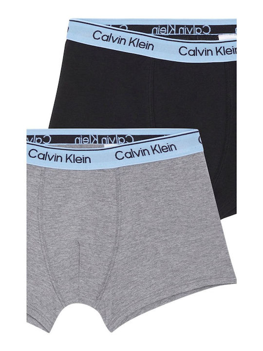 Calvin Klein Set boxeri pentru copii Greyheather 2buc