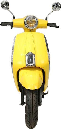 WheelnWater Ηλεκτρικό Scooter Αυτονομίας 140km Καφέ Χρώμα