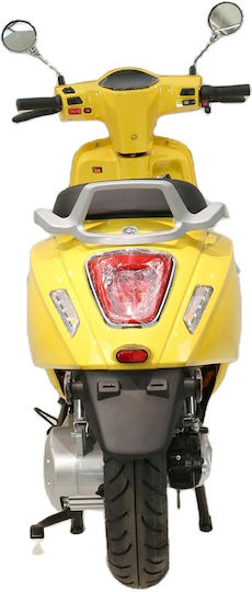 WheelnWater Ηλεκτρικό Scooter Αυτονομίας 140km Καφέ Χρώμα