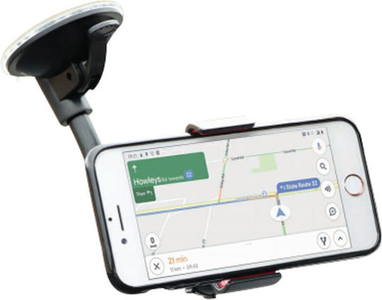 Mobilis Flex Suction Mount Car Mobile Mount with Clip-Peg Black