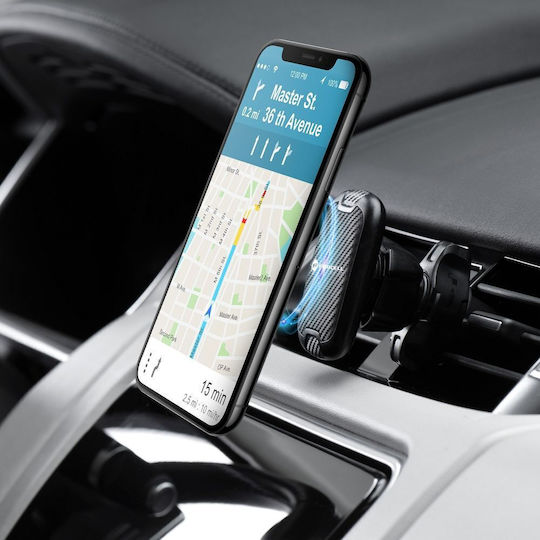 Forcell Carbon H-CT325 Car Mobile Mount with Magnet Black FOCM-082856