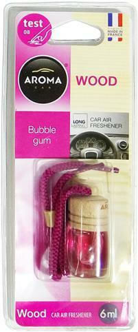 Aroma Car Κρεμαστό Αρωματικό Υγρό Αυτοκινήτου Bubble Gum 6ml