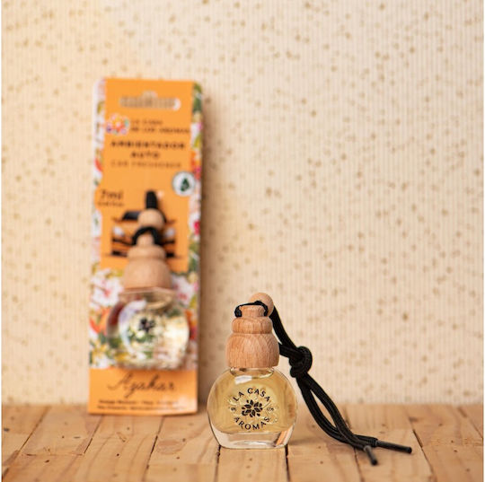 La Casa de los Aromas Car Air Freshener Pendand Liquid Άνθη Πορτοκαλιάς 7ml