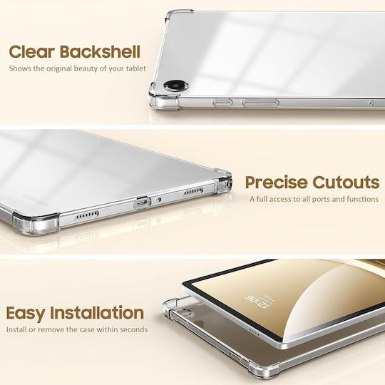 Silikonhülle für Samsung Galaxy Tab A9+ 11.0" SM-X210 X216 X218 Ultra Clear TPU Transparent