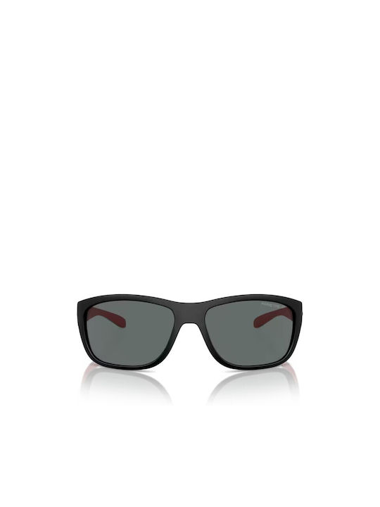 Arnette Men's Sunglasses with Black Plastic Frame and Black Lens AN4337 275381