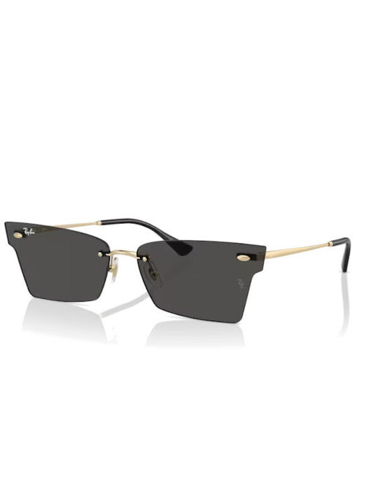 Ray Ban Sonnenbrillen mit Gold Rahmen und Gray Linse RB3730 921387