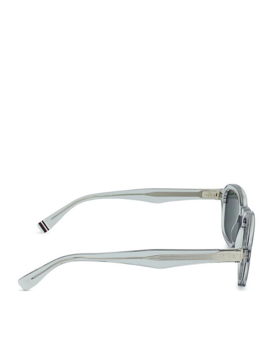 Tommy Hilfiger Unisex Sunglasses with Gray Plastic Frame and Gray Lens