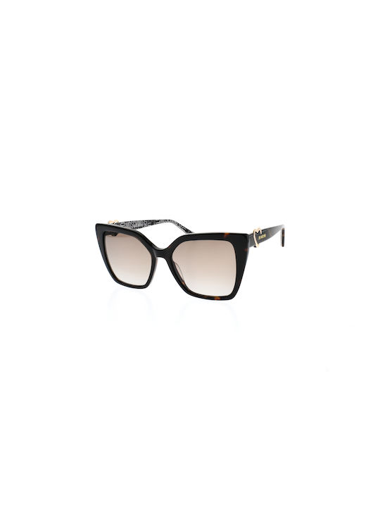 Moschino Women's Sunglasses with Brown Tartaruga Plastic Frame and Brown Gradient Lens MOL067/S 086/HA