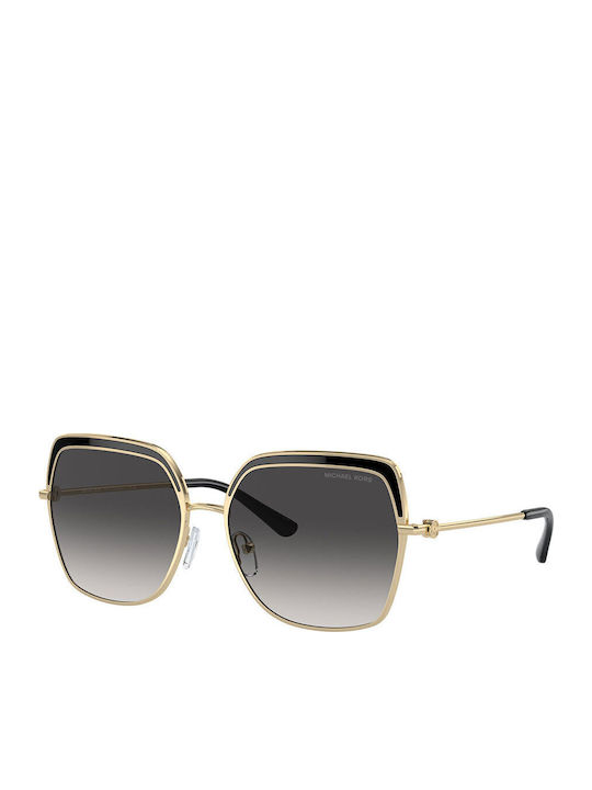 Michael Kors Greenpoint Unisex Sonnenbrille mit Gold Metall Gestell
