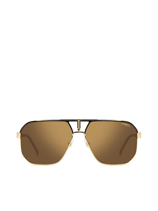 Carrera Sonnenbrillen mit Gold Rahmen und Gold Spiegel Linse 1062/S I46/YL