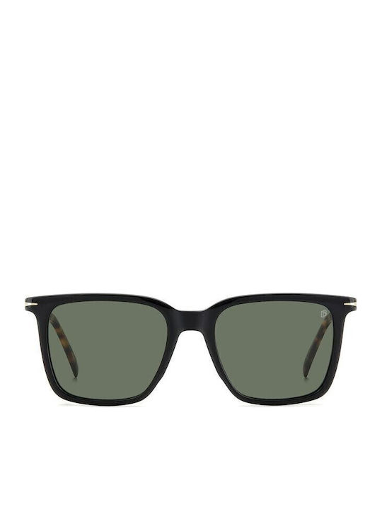 David Beckham Db Unisex Γυαλιά Ηλίου με Μαύρο Σκελετό και Μαύρο Φακό