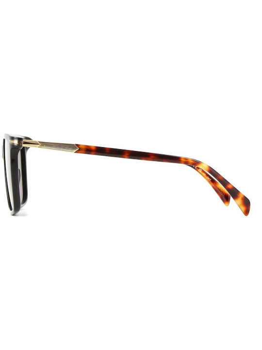 David Beckham Db Unisex Γυαλιά Ηλίου με Μαύρο Σκελετό και Μαύρο Φακό