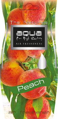 Aqua Car Air Freshener Tab Pendand The Naturals Peach 00-0