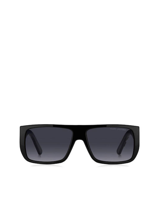 Marc Jacobs Sonnenbrillen mit Schwarz Rahmen und Schwarz Verlaufsfarbe Linse LOGO 096/S 80S/9O