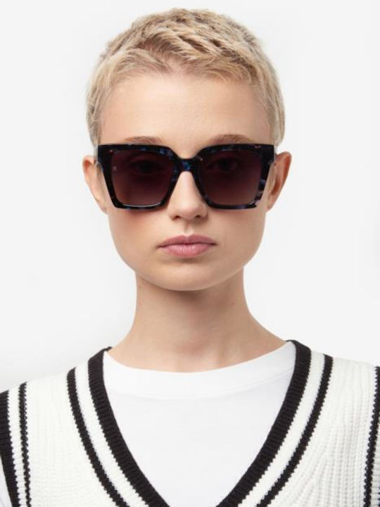 Tommy Hilfiger Women's Sunglasses with Brown Plastic Frame and Brown Lens
