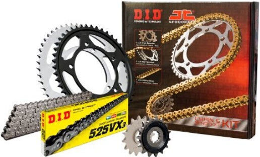 DID Chain & Sprocket Kit (17-42-525VX) for Yamaha TDM 850 1996-1998