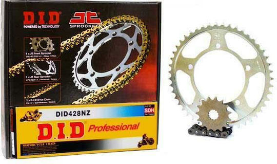 DID Chain & Sprocket Kit (14-45-428NZ) for Yamaha YBR 125 07'-15'