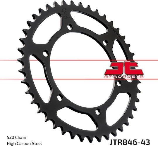 JT Sprockets Γρανάζι Πίσω για Yamaha TZR