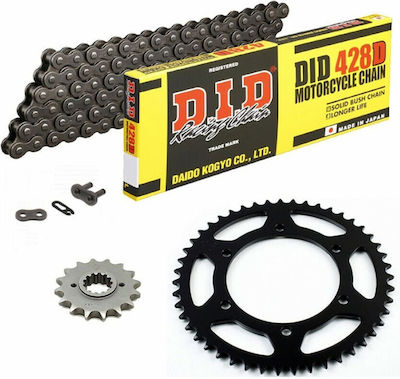 DID Chain & Sprocket Kit (14-41-428) for Modenas Kriss 125