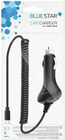 Blue Star Universal Micro Usb Car Charger 1A Car Charger 1A with Cable Micro-USB