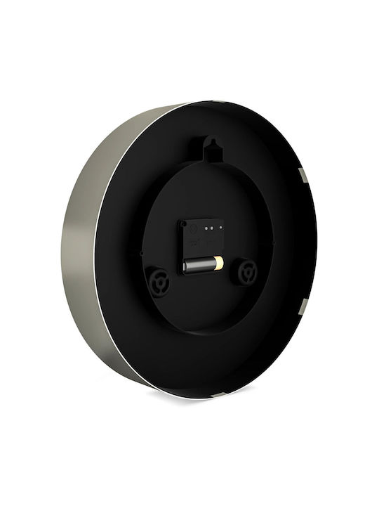Mebus Radio Ρολόι Τοίχου Λευκό Ø30cm