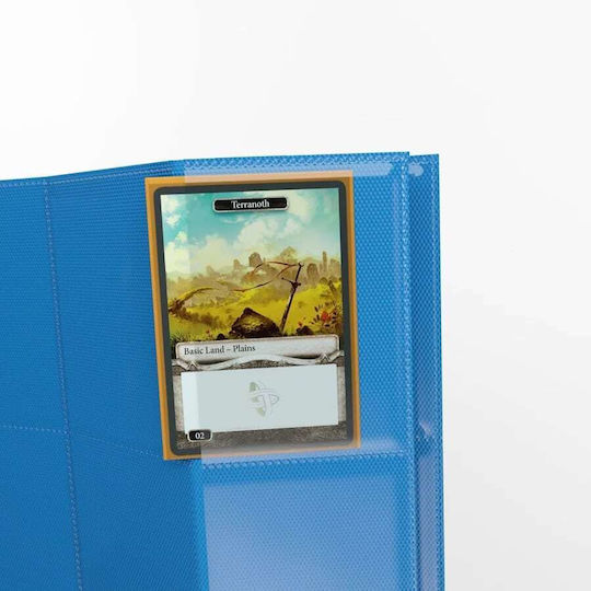 Gamegenic Pagini De Card 9-Buzunare Dimensiune Standard 10 Bucăți Albastre