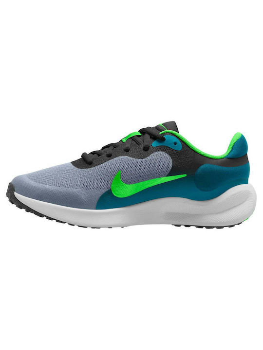 Nike Αθλητικά Παιδικά Παπούτσια Running Revolution 7 GS Μαύρα