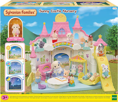 Epoch Toys Миниатюрна Играчка Sunshine Castle Силвански семейства за 3+ Години