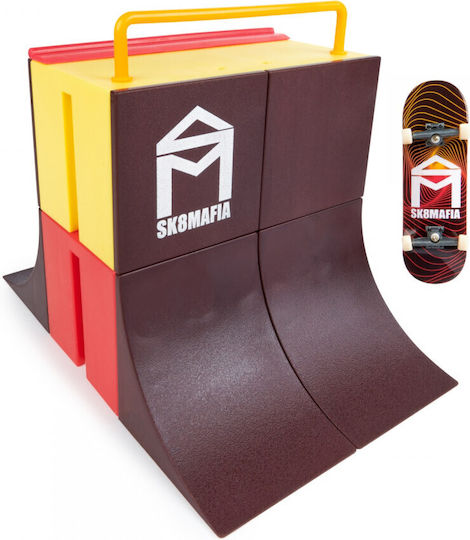 Spin Master Jucărie Miniatură X-connect TechDeck Perete Vert pentru 6+ ani Ani