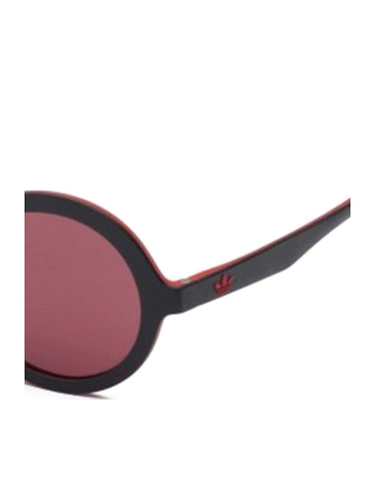 adidas X Italian Independent Women's Sunglasses with Black Plastic Frame and Red Mirror Lens AOR016-009053