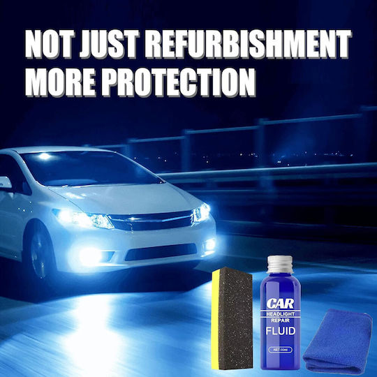 ForHome Set Curățare a Farurilor Auto 50ml 3buc