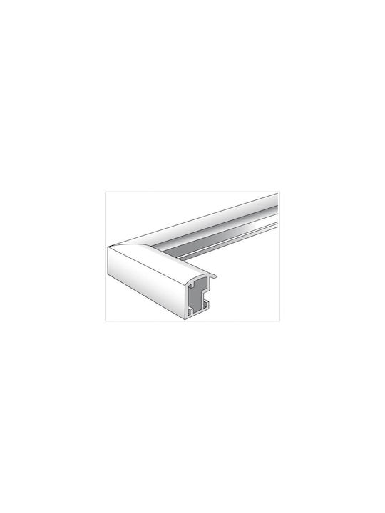 Walther Trendstyle Silver Κορνίζα Τοίχου Πλαστική με Ασημί Πλαίσιο