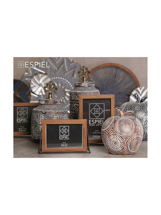 Espiel Metallic Brown Gold Photo Frame 4 Pieces