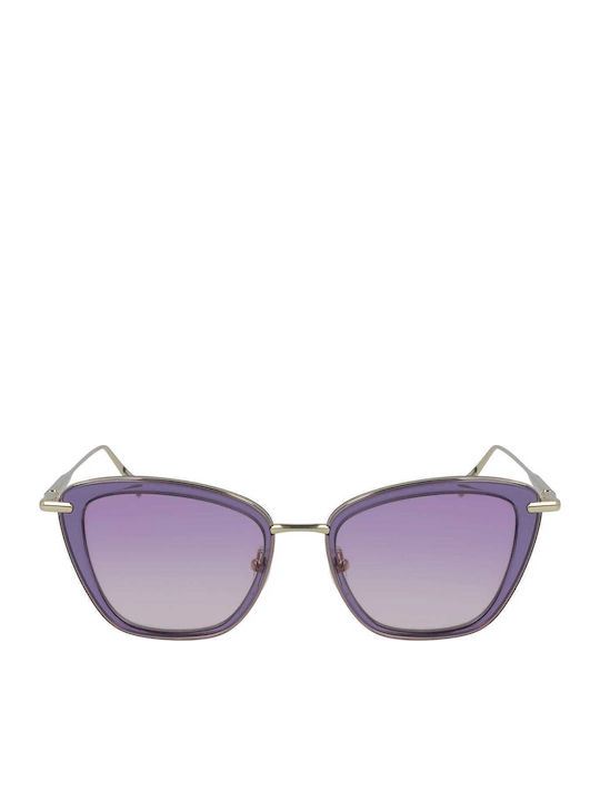 Longchamp Ochelari de soare Violet cu Cadru & Violet Lentilă