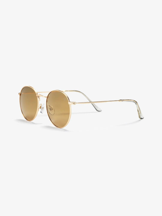 Chpo Liam Sunglasses with Gold Metal Frame and Gold Lens 16132AJ