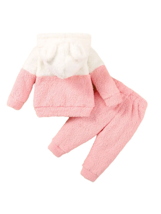 TakTakBaby Kids Sweatpants Set Rose 2pcs