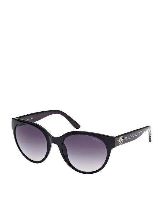 Guess Women's Sunglasses with Black Plastic Frame and Gray Gradient Lens GU7824 01B