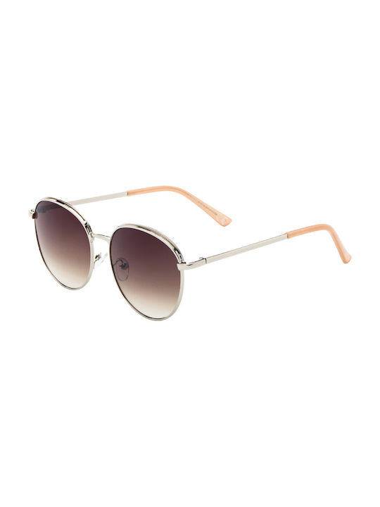 Torbole Unisex Sunglasses with Metal Frame Gold Brown Degraded 03-6061-6