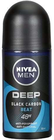 Nivea Men Deep Carbon Beat 48h Anti-perspirant Deodorant 48h Roll-On 50ml